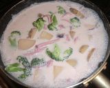 イカとお野菜のクリーム煮★作り方14写真