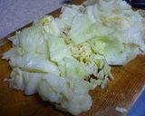 鰹節が踊る♬♪　キャベツマヨ醤油おひたし作り方1写真