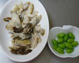 塩さばと枝豆の酢飯おにぎり。作り方1写真