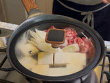 水菜たっぷり肉豆腐