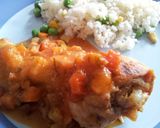 鶏肉と野菜のトマト煮作り方9写真