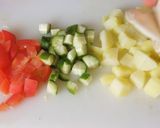 クミン香る♪ダイスサラダ作り方1写真