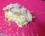 たっぷりキャベツちょっぴりお肉の生春巻き作り方3写真