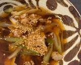やみつき⭐︎肉ごぼうつけ汁うどん（蕎麦）作り方9写真