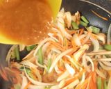 野菜たっぷり！冷麺の甘味噌炒め作り方5写真