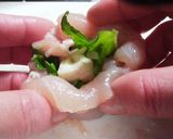 カマンベールチーズの鶏包み蒸し作り方2写真