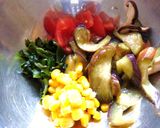 茄子とトマトと椎茸の辛子酢味噌和え作り方7写真