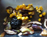 茄子と椎茸の海苔チーズ胡麻和え作り方3写真