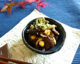 茄子と椎茸の海苔チーズ胡麻和え作り方5写真