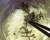 白滝のゴマ塩昆布炒め作り方4写真