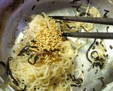 白滝のゴマ塩昆布炒め作り方5写真