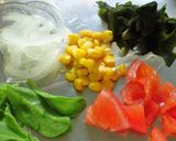 アイスプラントとトマトのこんにゃく冷麺作り方1写真