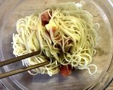 我が家の☆たらこ（明太子）スパゲッティー作り方2写真