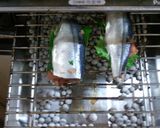 魚焼きグリルde簡単！秋刀魚の明太子焼き作り方4写真