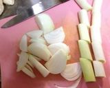 アナゴと水菜たちのおかずサラダ作り方1写真