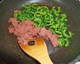 ゴーヤとコンビーフの和風カレー風味丼♪作り方3写真