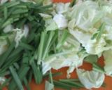 生姜たっぷり野菜炒め作り方1写真