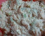 塩麹で☆にんにくポン酢だれの豆腐バーグ作り方3写真