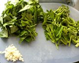 シンプルに☆空芯菜の油炒め♪作り方1写真