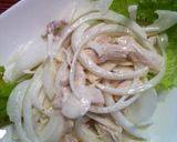 新玉ねぎと鶏肉の簡単サラダ☆作り方3写真