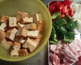 厚揚げの酢豚風(バルサミコ酢で）作り方1写真