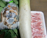 大根半分、鶏手羽中とウエイパー味で作り方1写真