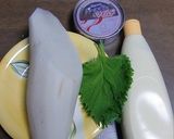 大根半分、ツナと青ジソのサラダに作り方1写真