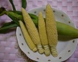 クミン香るミニコーン炒め作り方1写真