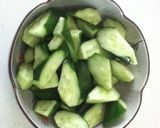 簡単に一品！きゅうりと塩昆布de浅漬け作り方1写真