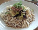 蒸しなすのぶっかけそうめん☆離乳食にも♪作り方4写真