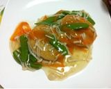 生姜鶏バーグ えのき&野菜あんかけ作り方7写真