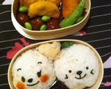 親子で簡単キャラ弁当☆作り方1写真