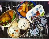 親子で簡単キャラ弁当☆作り方2写真