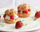 。＊いちごのシュークリーム＊。作り方19写真