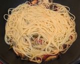 アヒージョリメイク★春のオイルパスタ作り方4写真