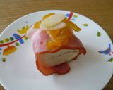 おつまみカマンベール　ベーコン＆オレンジ作り方3写真