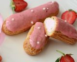 。*いちごのエクレア*。作り方18写真