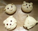 動物パン～コブタ♪たぬき♪キツネ♪ねこ～作り方8写真