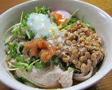 万能薬味で温玉風うどん作り方4写真