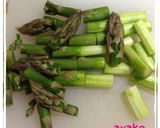 ☆簡単☆炊飯器でアスパラのバターライス作り方1写真