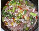 ☆簡単☆炊飯器でアスパラのバターライス作り方4写真
