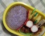 キャラ弁■シンケンブルー弁当作り方3写真