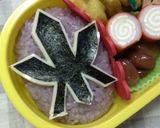 キャラ弁■シンケンブルー弁当作り方4写真