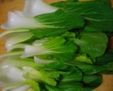 簡単♪甘塩鱈とチンゲン菜のクリーム煮作り方1写真
