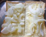 Ca強化☆ 新玉葱×塩昆布×大葉トースト作り方2写真