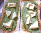 白チョコ×粉茶・スキムミルク×塩トースト作り方5写真