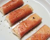 水切りヨーグルト&生ハムの前菜作り方4写真