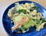 カニカマと小松菜のかき揚げ作り方6写真
