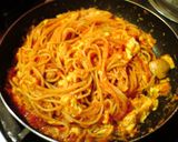 ふわふわ玉子のトマトソースパスタ作り方7写真
