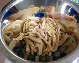 手羽中と胡瓜・榨菜ピリ辛和え作り方4写真